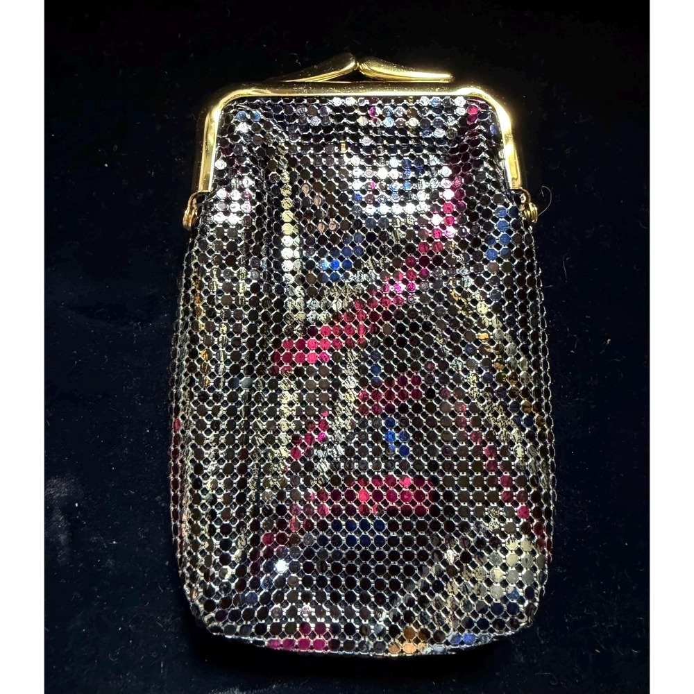Whiting & Davis Multicolor Mesh Cigarette Case